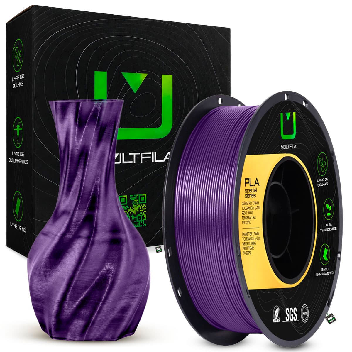 Roxo e Preto