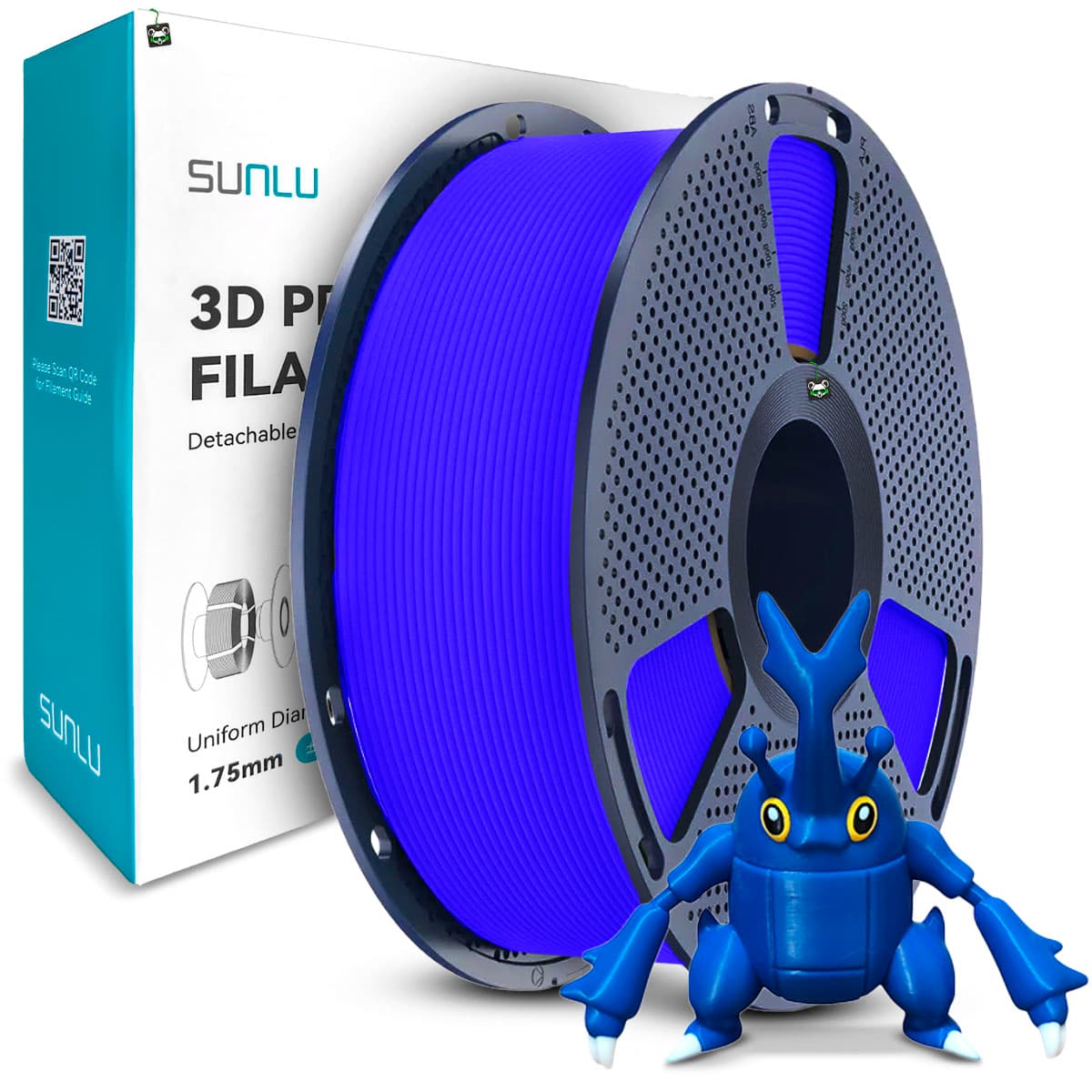 Filamento Sunlu TPU Azul 1.75MM, 1KG/SPOOL (blue)
