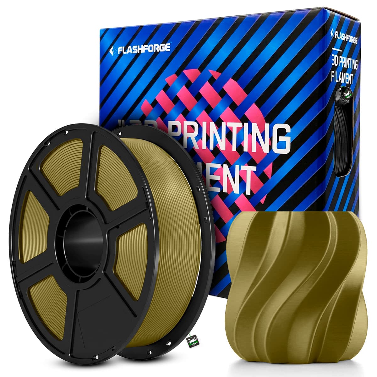 Filamento Flashforge PLA Silk 1.75MM 1KG - Bronze