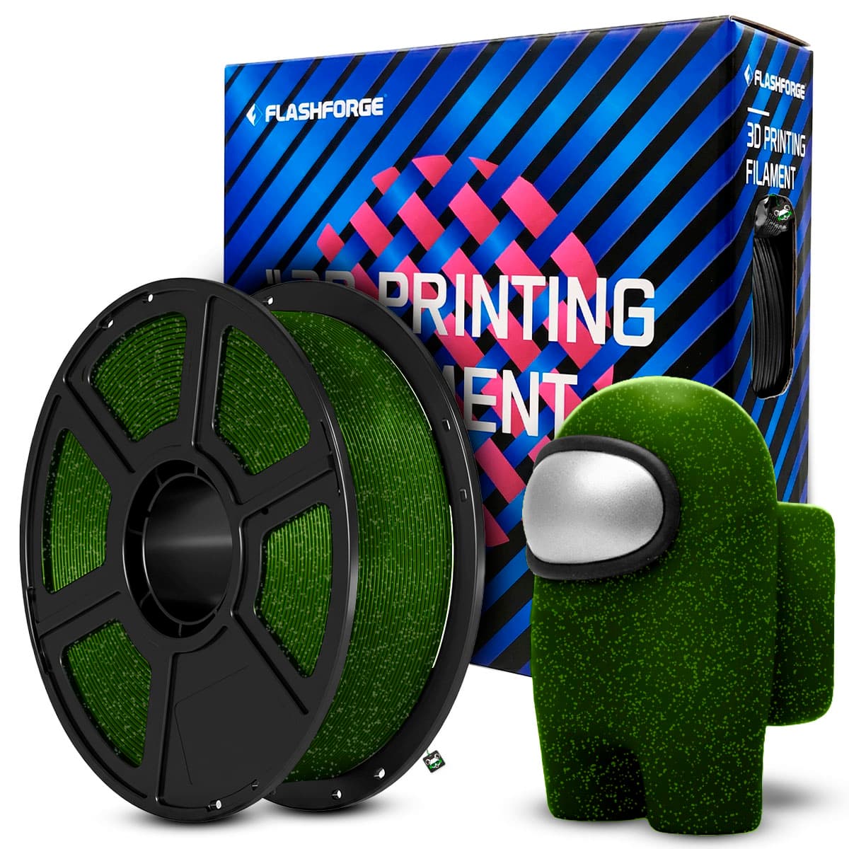 Filamento Flashforge PLA Galaxy Green 1.75MM 1KG (verde)