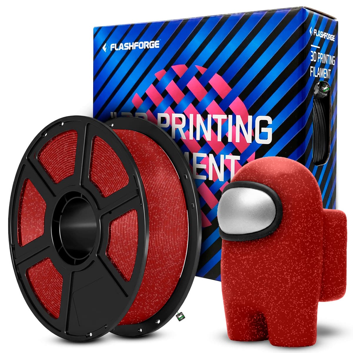 Filamento Flashforge PLA Galaxy Red 1.75MM 1KG (vermelho)