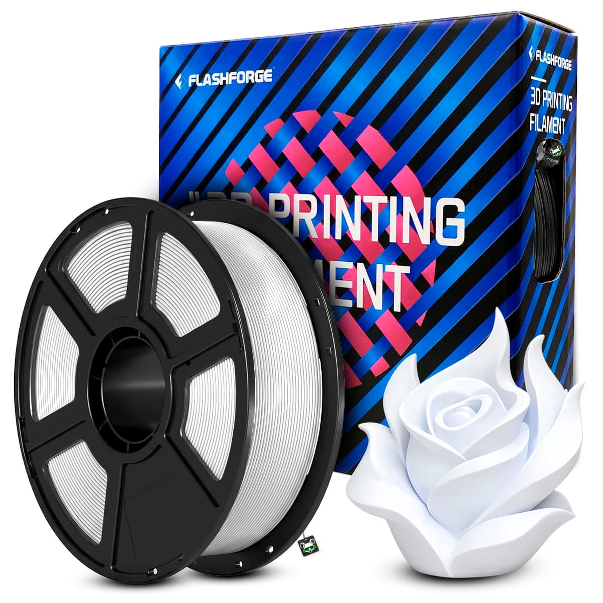 Filamento Flashforge PLA Matte White 1.75MM 1KG - (branco Fosco)