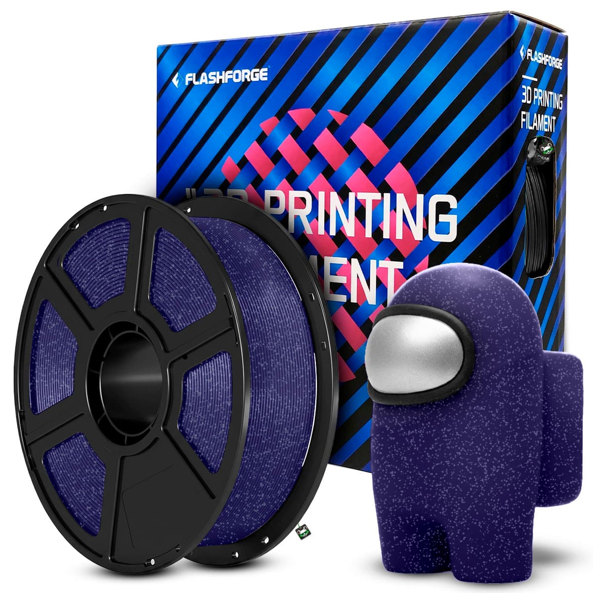 Filamento Flashforge PLA Galaxy Purple 1.75MM 1KG (roxo)