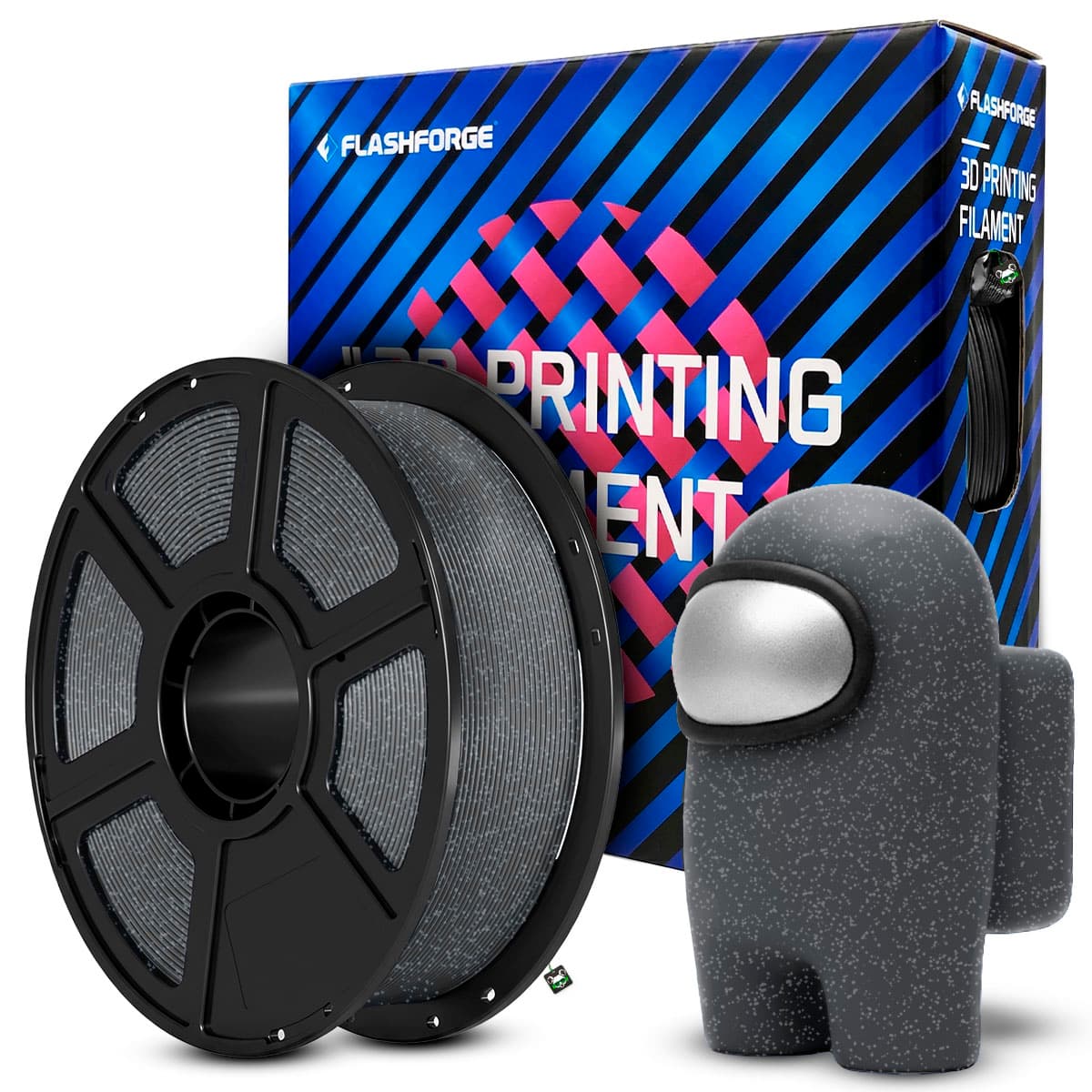 Filamento Flashforge PLA Galaxy Gray 1.75MM 1KG (cinza)