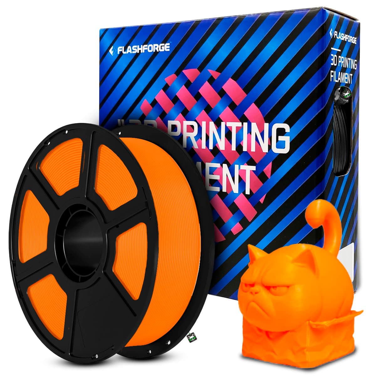 Filamento Flashforge PLA Lite 1.75MM 1KG - Laranja Orange