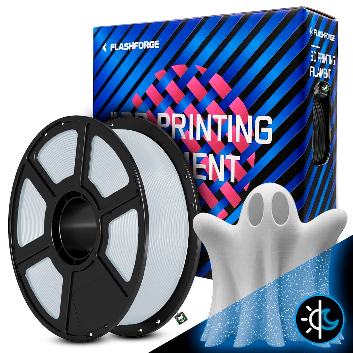 Filamento Flashforge PLA Galaxy Luminous Blue 1.75MM 1KG (azul Luminoso)