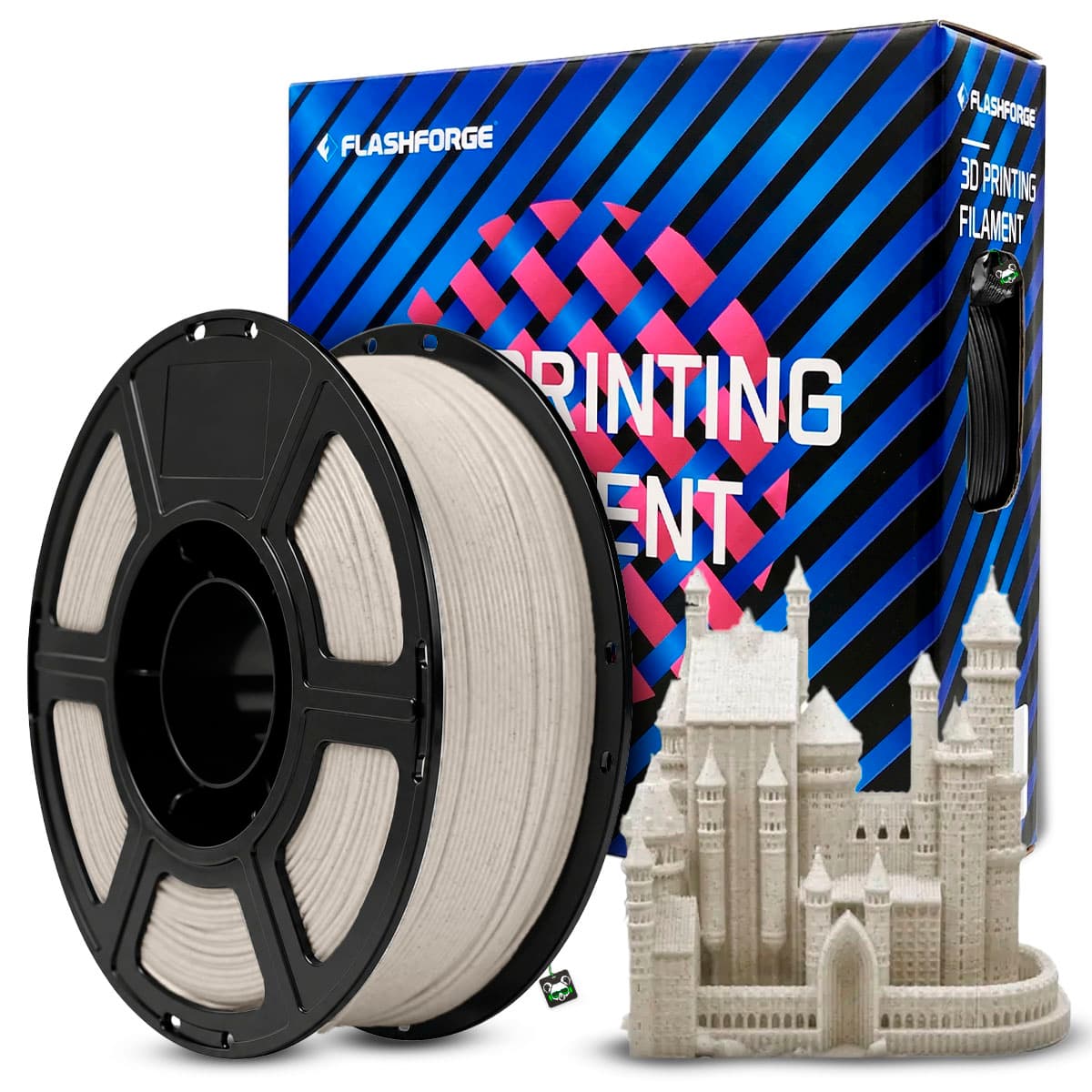 Filamento Flashforge PLA Marble Brown 1.75MM 1KG (marmore Marron)